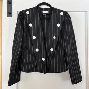 Pinstripe blazer jacket